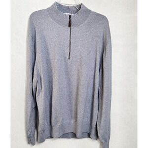 Martin Men's XXL Merino Wool Cotton Blend 1/4 Zip Pullover Academia Gorpcore